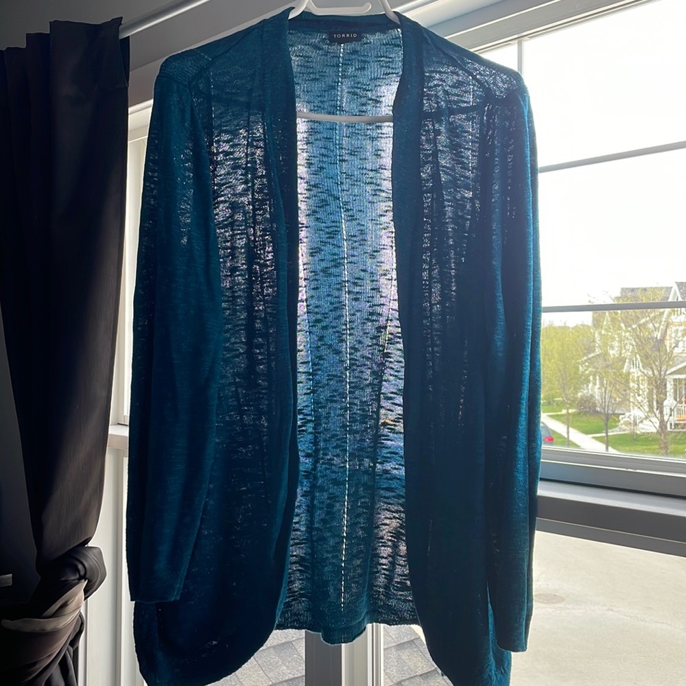 Sheer cardigan